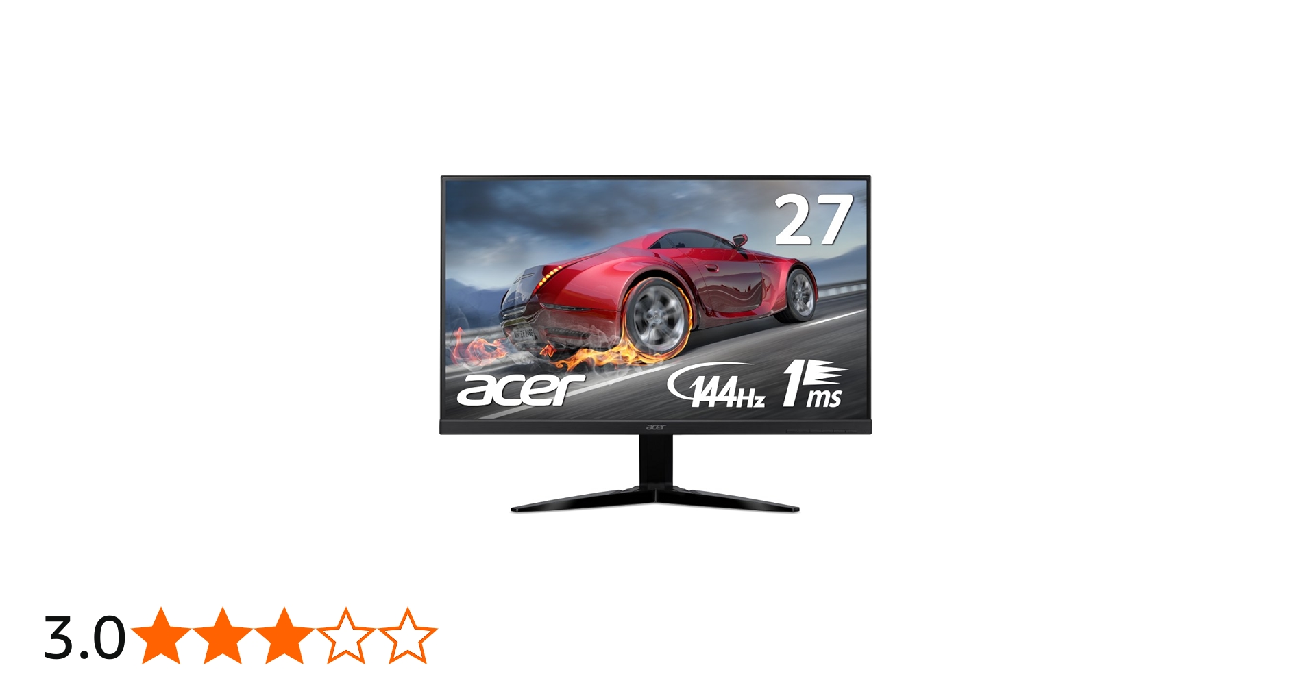 Amazon.co.jp: Acer ゲーミングモニター 27インチ KG271Abmidpx 応答