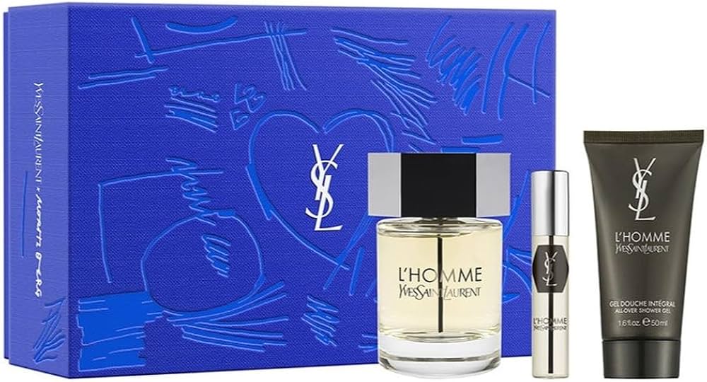 Amazon.com : YVES SAINT LAURENT L'Homme 3-Pcs Gift set (Eau de