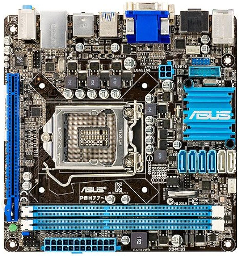 Amazon | ASUSTek Intel H77チップセット搭載 Mini-ITXマザーボード