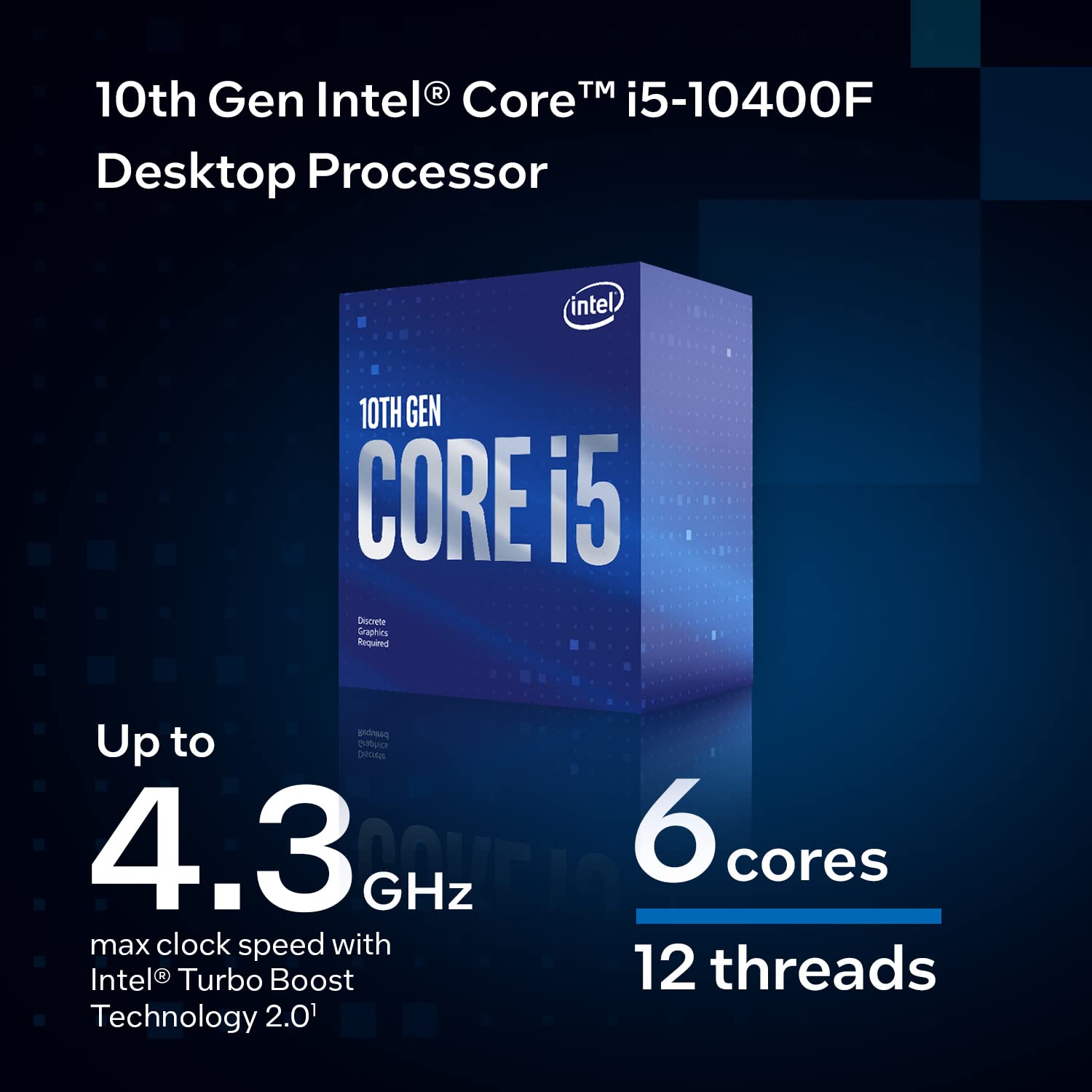 Amazon.com: Intel Core i5-10400F Desktop Processor 6 Cores up to
