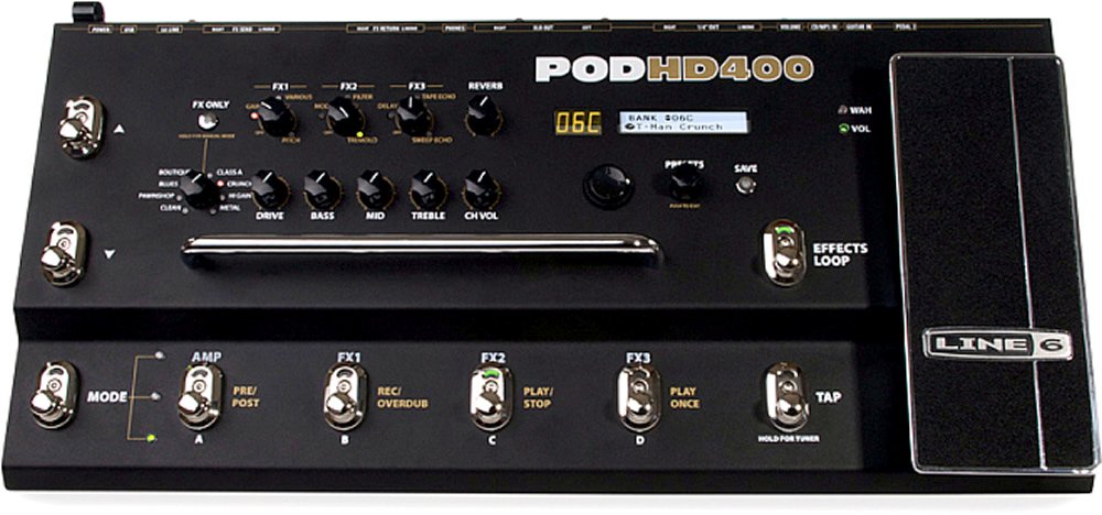 Amazon.com: Line 6 POD HD 400 Multi-Effects Floorboard Unit - 90