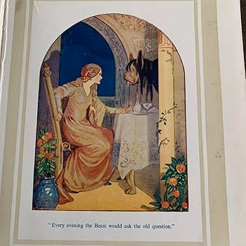 Amazon.co.jp: 美しい挿絵のアンティーク絵本 童話イギリス洋書 古書