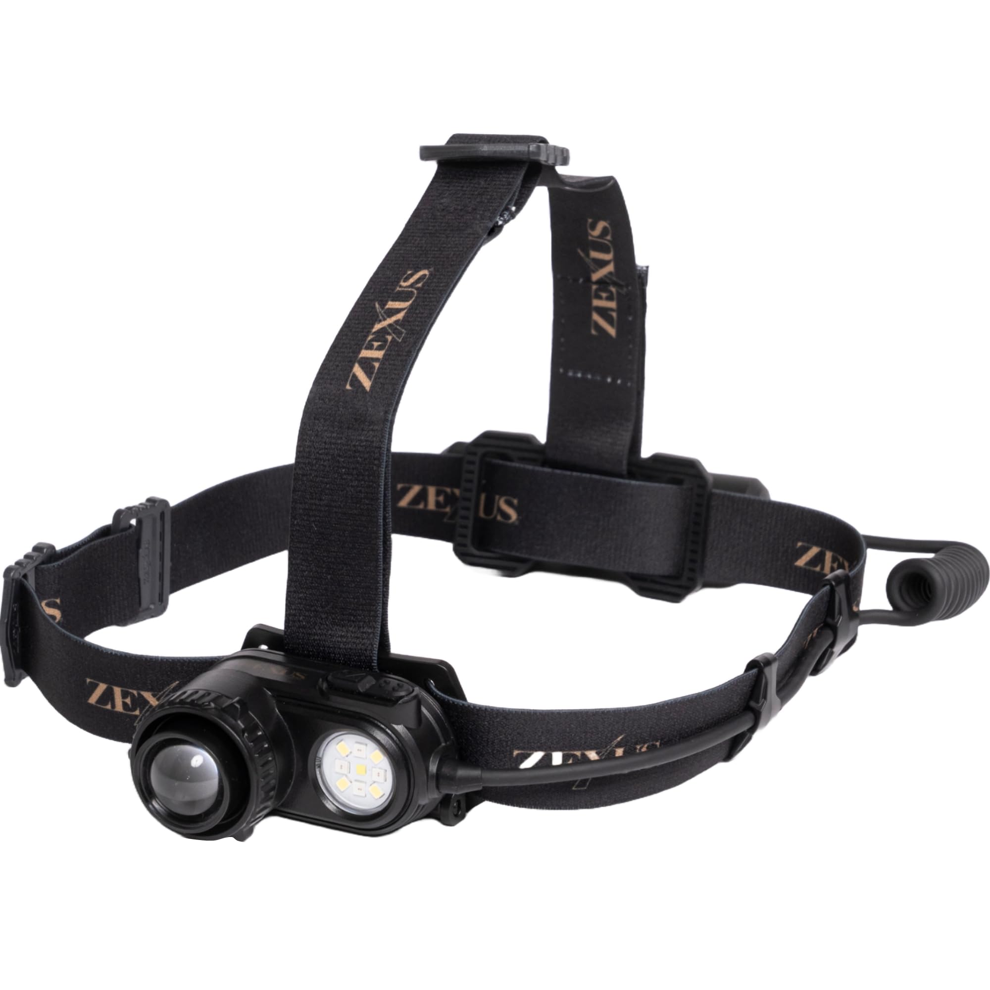 Amazon.co.jp: ZEXUS ZX-R740 LED Headlight, Rechargeable [Max 1300