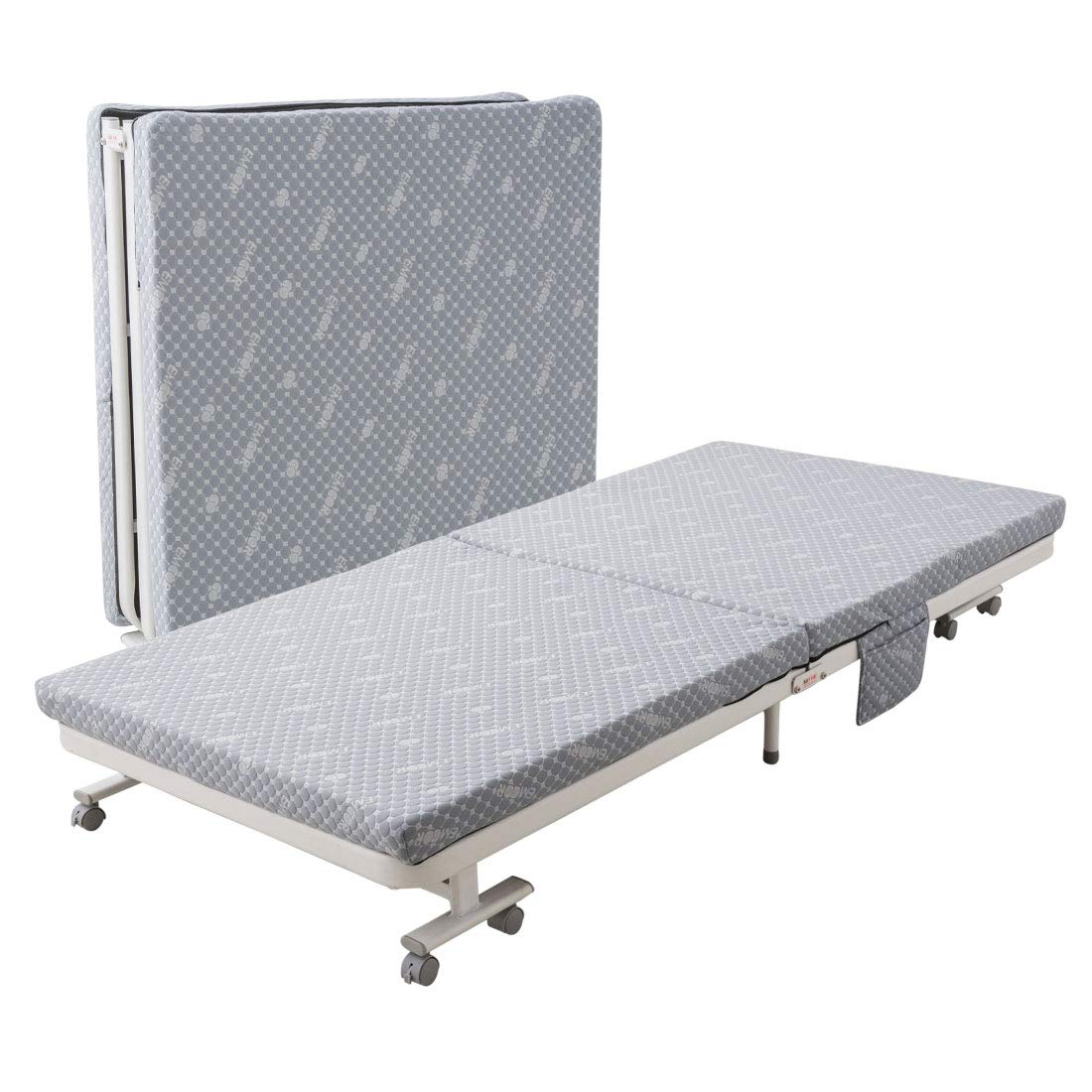 Amazon.co.jp: エムール ベッド 折りたたみベッド セミシングル