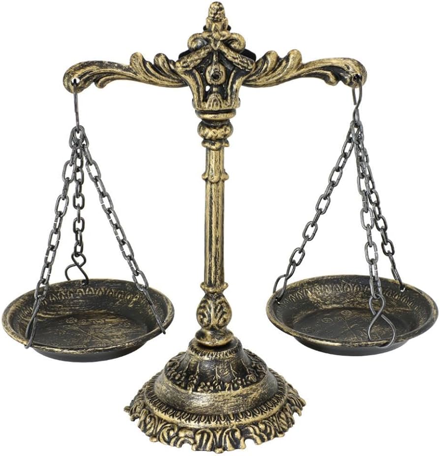 Amazon.co.jp: 天秤 アンティーク調 置物 オブジェ インテックス小物