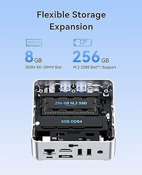 KAMRUI Essenx E2 Mini PC Twin Lake-N N150(up to 3.6GHz) 8GB DDR4