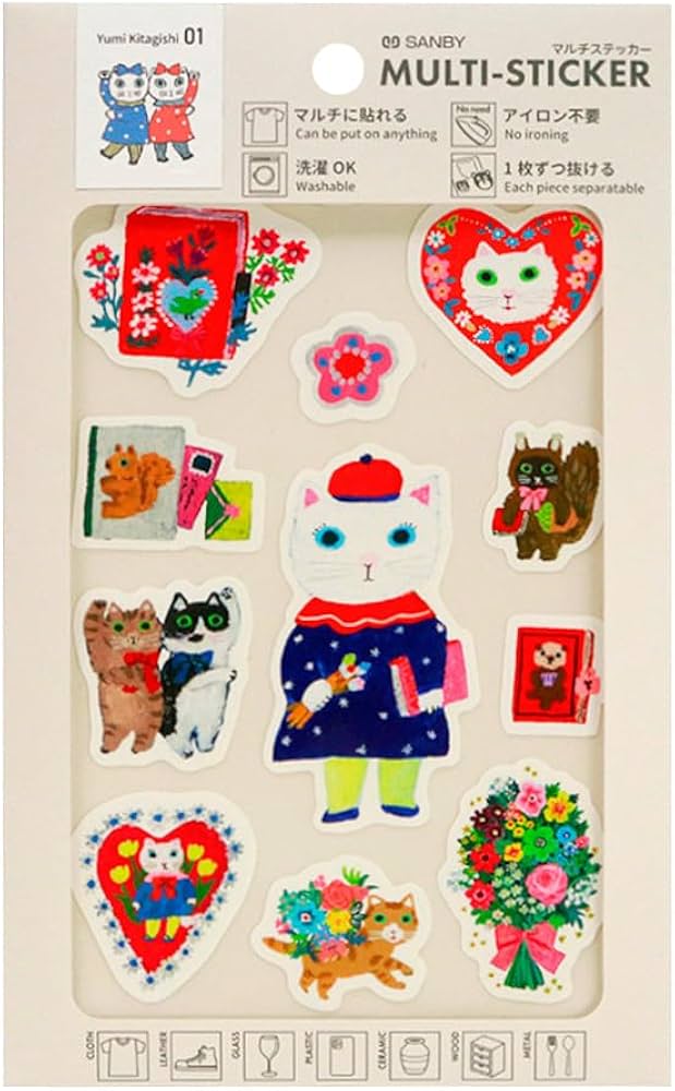 Amazon | サンビー マルチステッカー 北岸由美 ART TIME MLS-KY01