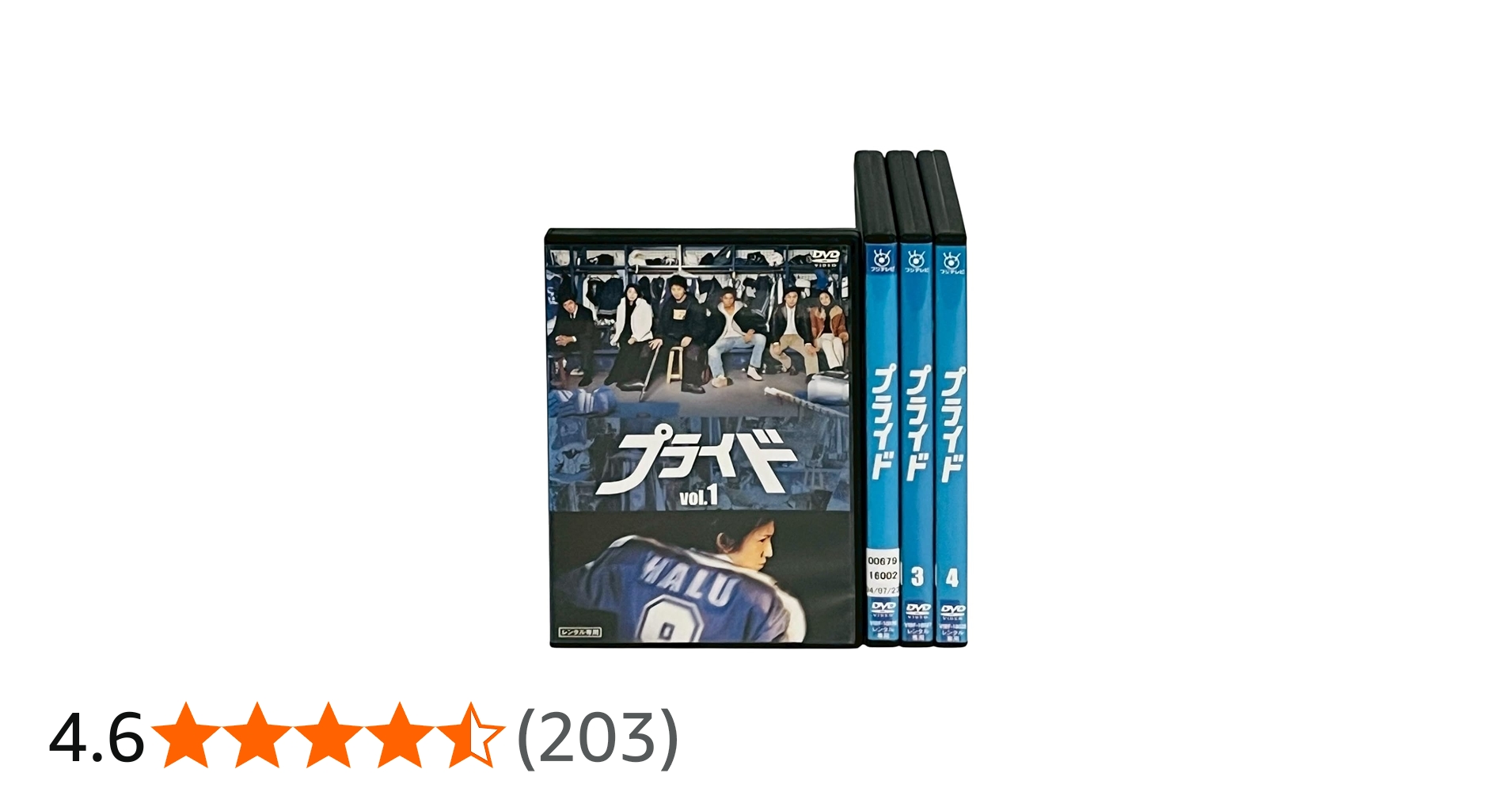 Amazon.co.jp: プライド 全4巻（Vol．1～4）セット [レンタル落ち