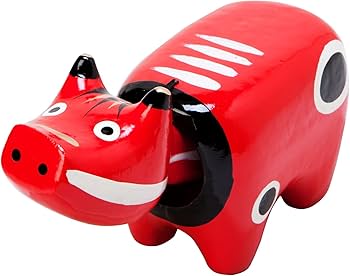 Amazon.co.jp: 野沢民芸 会津張り子 赤べこ4号 : 食品・飲料・お酒