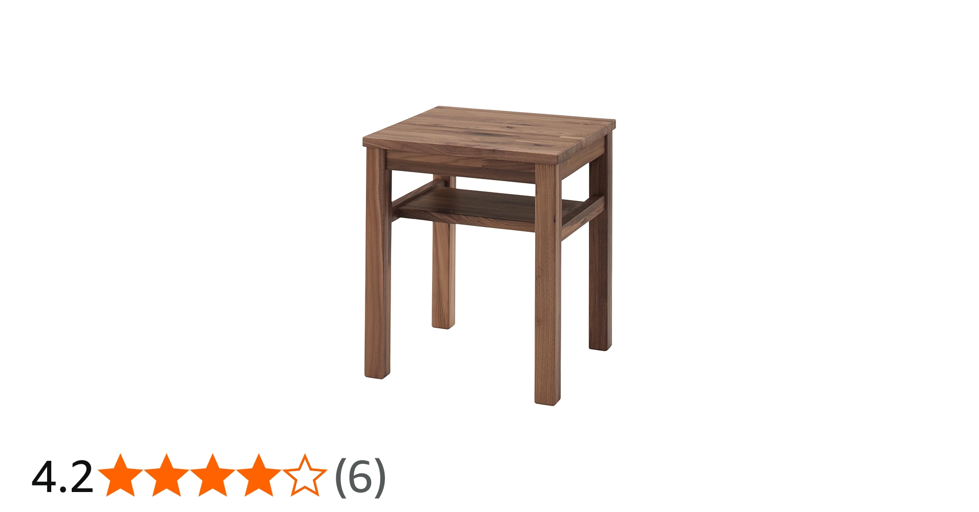 Amazon｜MUJI 無印良品 木製サイドテーブルベンチ ウォールナット材 幅