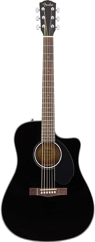 Fender CD-60SCE Dreadnought Cutaway Acoustic Electric Guitar, with