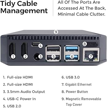Amazon | GeeekPi Raspberry Pi4ケースArgon ONE V2ケースブラック