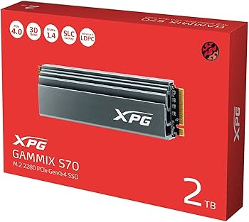 Amazon.com: XPG GAMMIX S70 2TB M.2 2280 PCIe Gen4 x4 NVMe 1.4 7400