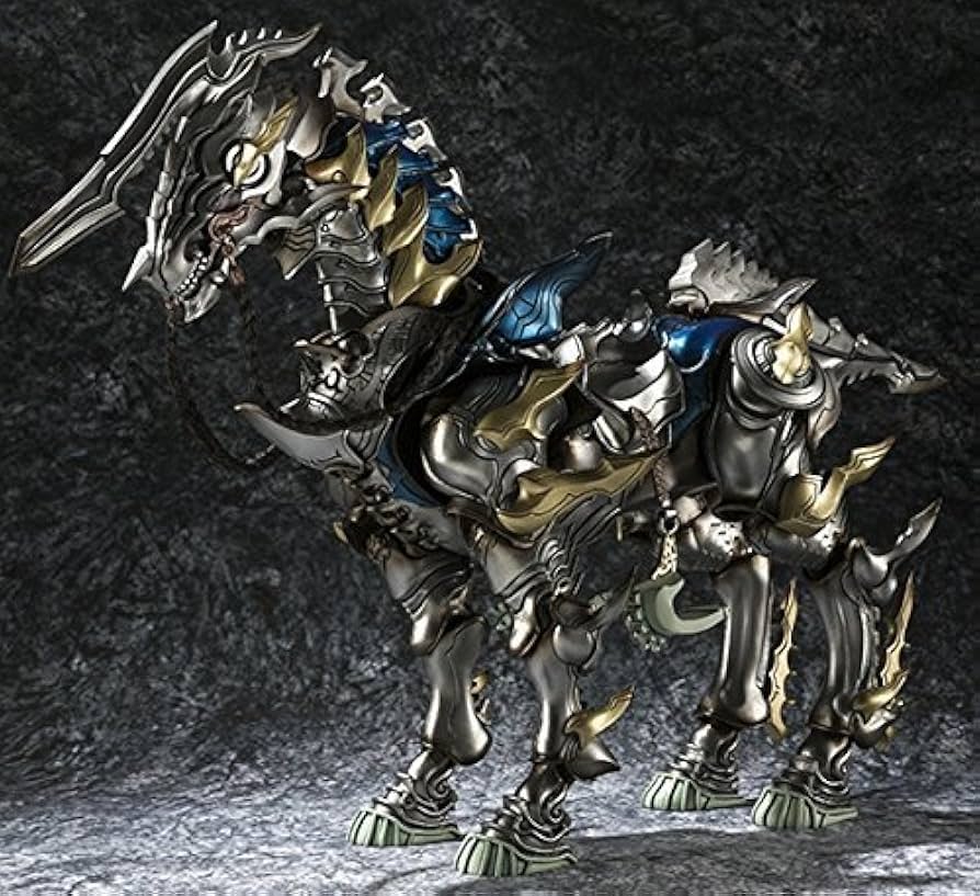 Amazon.co.jp: 魔戒可動 牙狼 魔導馬 ギンガ 全高約22cm ABS&PVC製