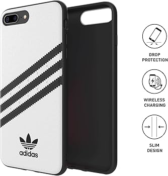 Amazon.com: adidas iPhone X/XS White/Black Originals Molded Phone