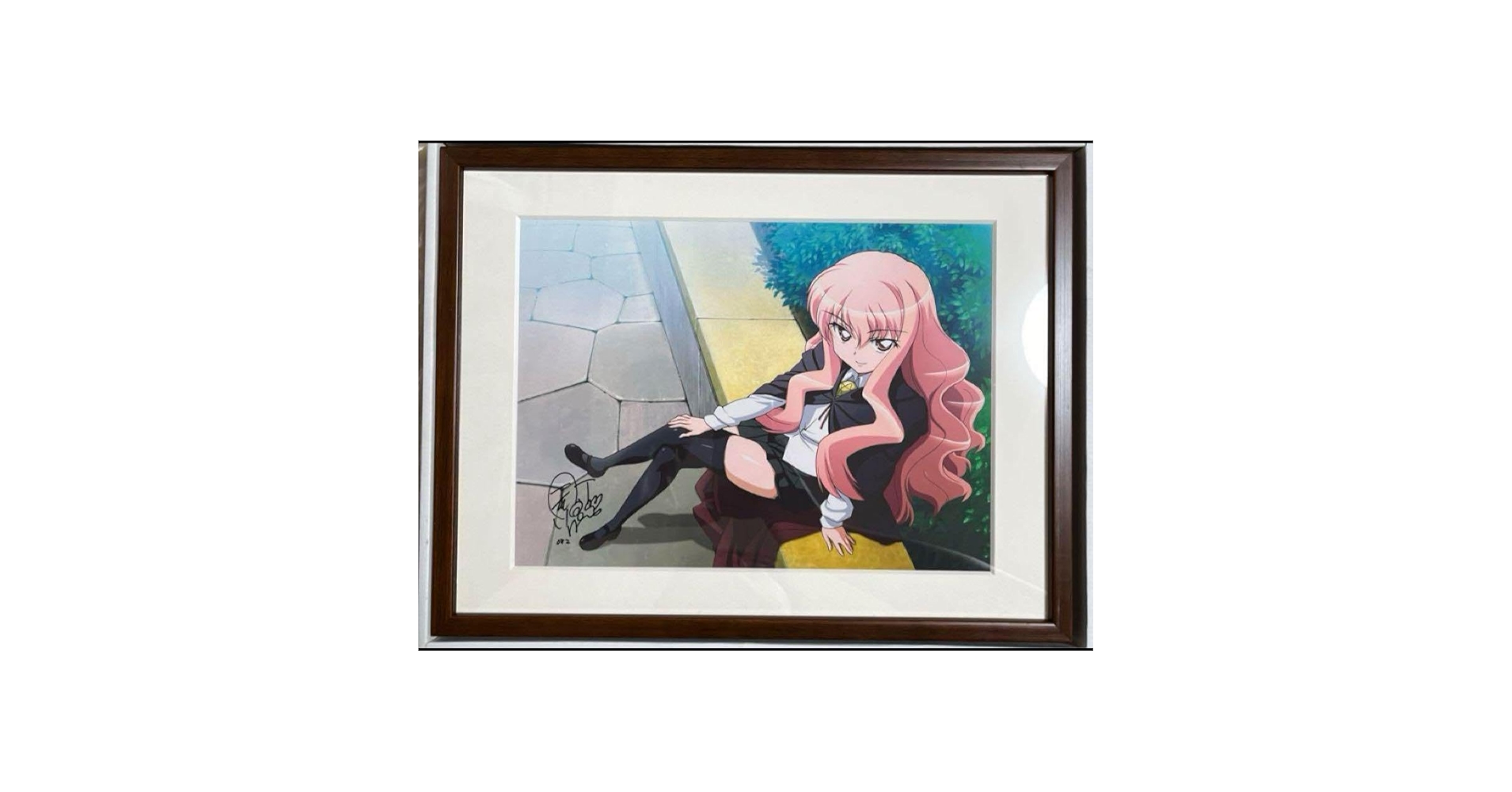 ゼロの使い魔 完結記念展 直筆サイン入り ゼロの使い魔 ルイズ 兎塚