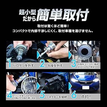 Amazon.co.jp: スフィアライト バイク RIZING2 H9 H11 LED ヘッド