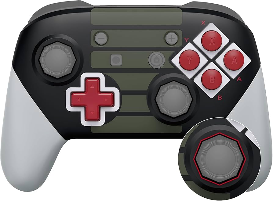 Amazon.com: eXtremeRate Classic NES Style Faceplate Backplate