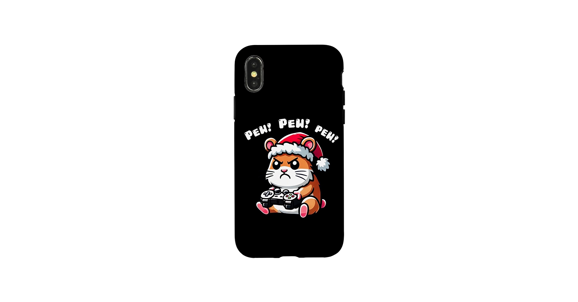 Amazon.com: iPhone X/XS Hamster Funny Gamer Pew Video Game