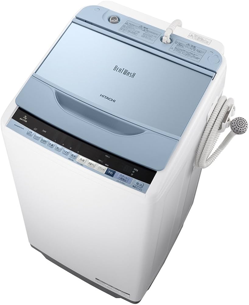 Amazon.co.jp: 日立 全自動洗濯機 ビートウォッシュ 7kg ブルー BW