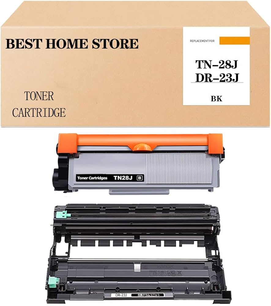 Amazon.co.jp: ブラザー用 TN-28J互換トナーカートリッジ+DR-23J 互換