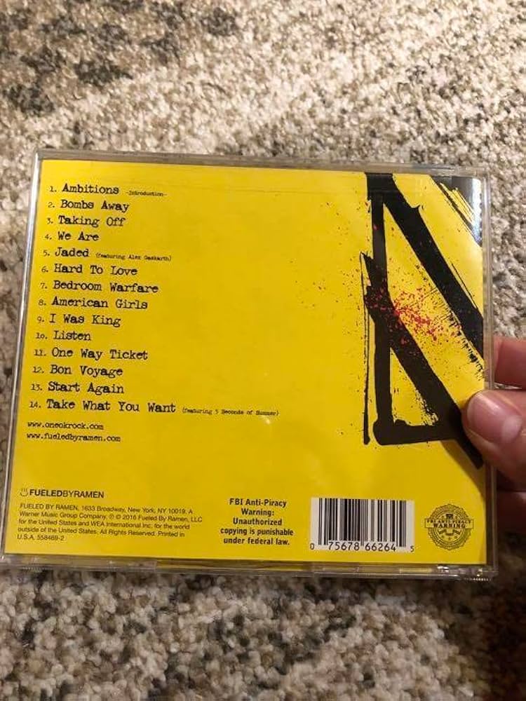 ワンオク直筆サイン入りCD ONE OK ROCK VIP