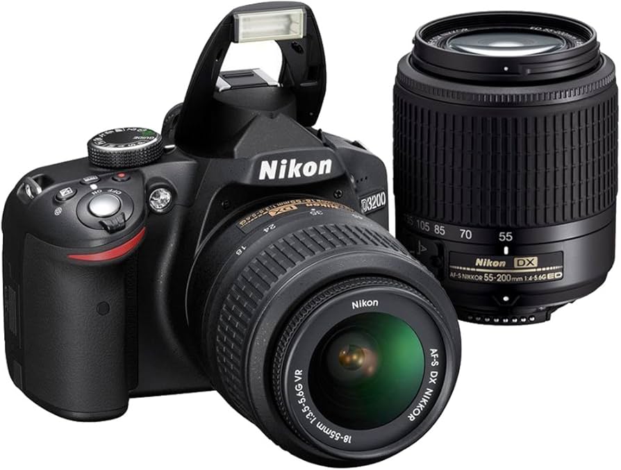 Amazon.com : Nikon D3200 24.2 MP CMOS Digital SLR with 18-55mm VR