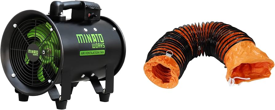 Amazon.co.jp: ミナトワークス 低騒音 排送風機 ダクトファン MDF-201A