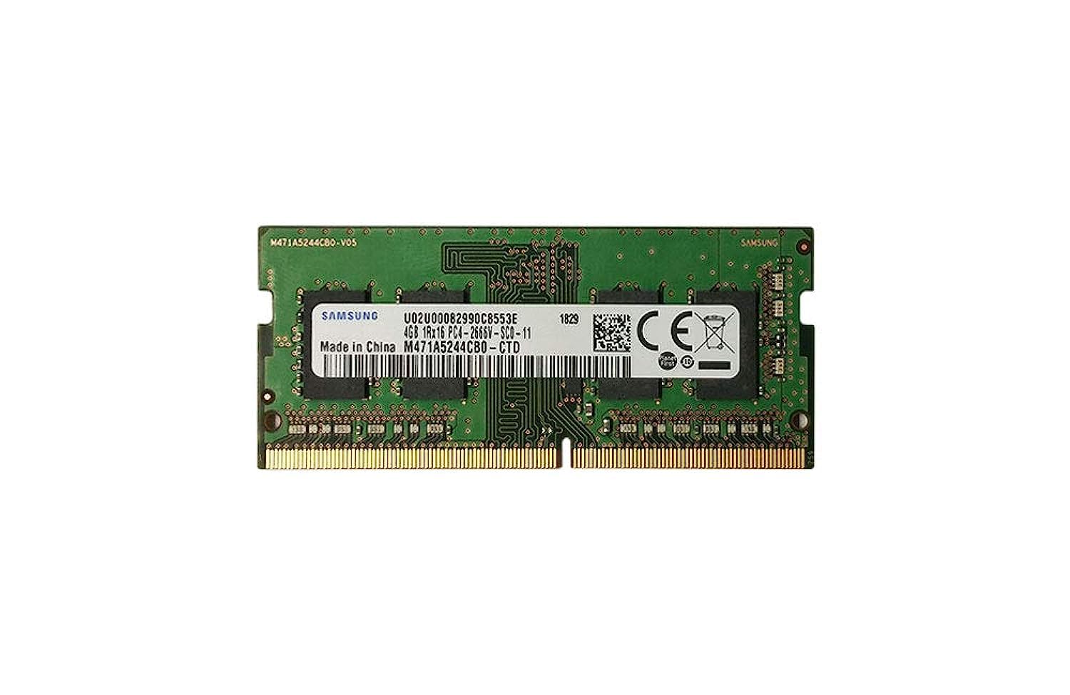 Samsung 4GB DDR4 PC4-21300, 2666MHZ, 260 PIN SODIMM, 1.2V, CL 19