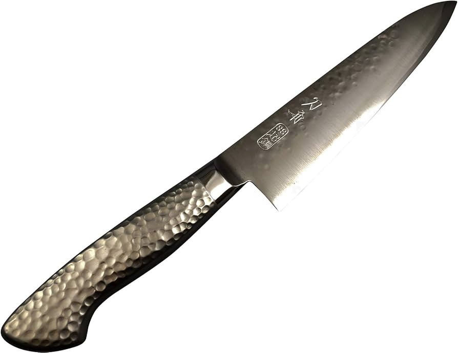 Amazon｜刀舟技研 包丁 牛刀 (右利き用) 180mm 「 刀舟 鎚目モナカ