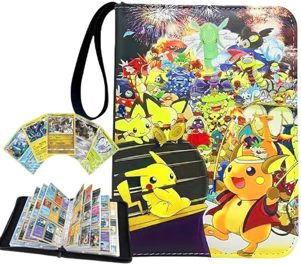 Amazon.co.jp: Puiiooカードファイル 9ポケット 900枚収納 ポケモン