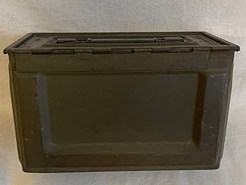 Amazon.co.jp: WW250年代 米軍 弾薬箱 AMM.BOX CAL..50 M2 キャリバー