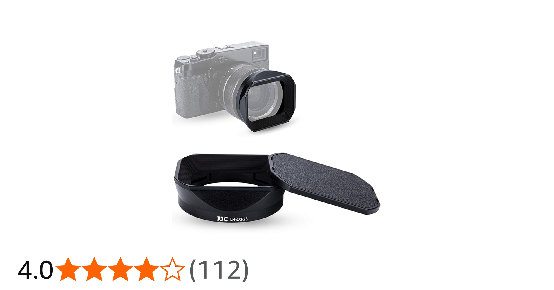 Amazon | JJC メタル 正方形 レンズフード + フードキャップ 富士