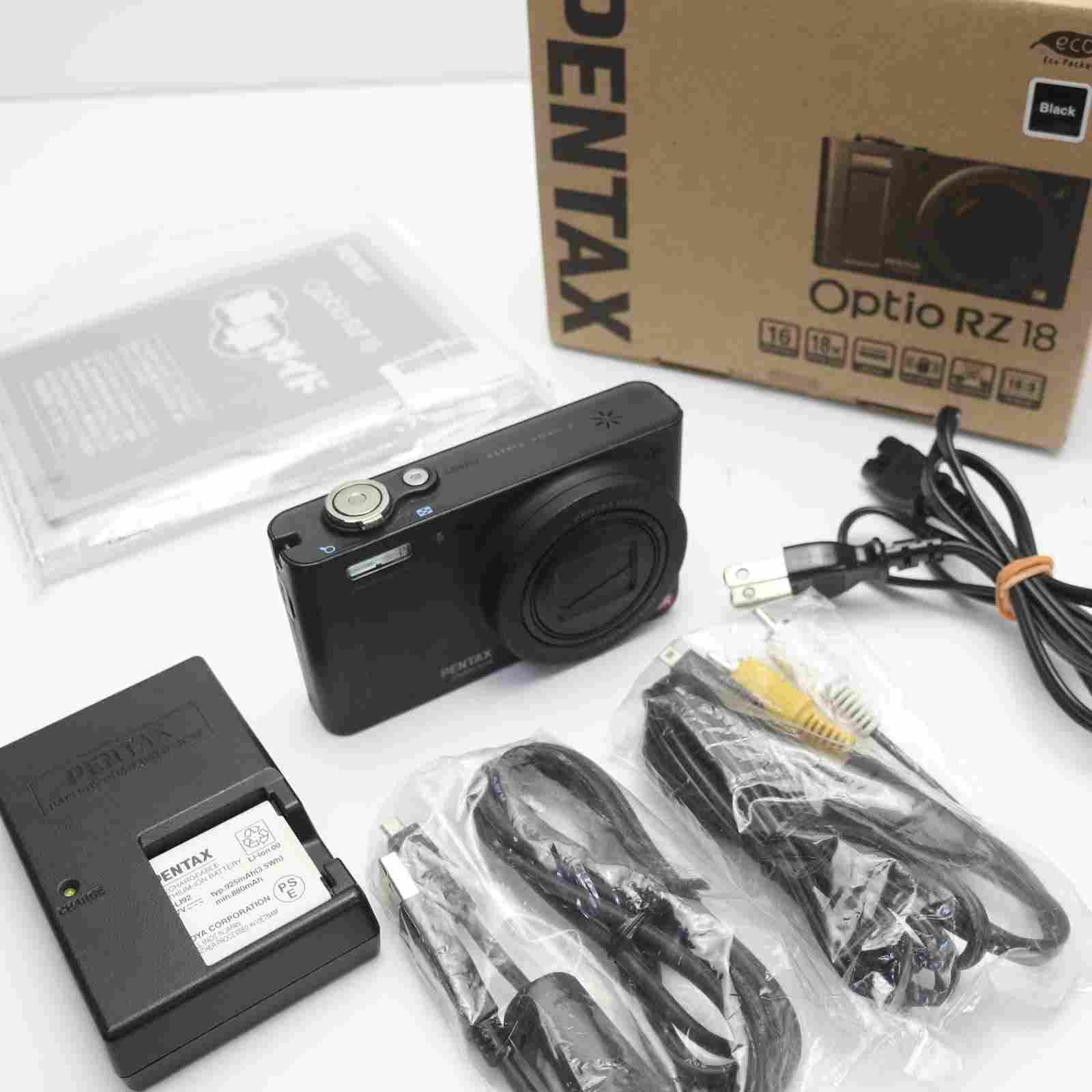 Amazon.co.jp: PENTAX デジタルカメラ Optio RZ18(ブラック)1600万画素