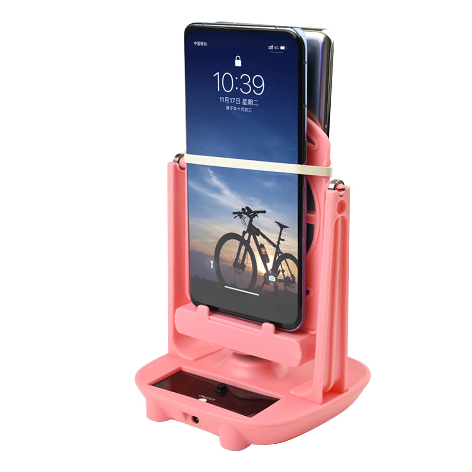 Amazon.co.jp: スマホ振り子 回転スイング USB給電 2台同時使用 振り子