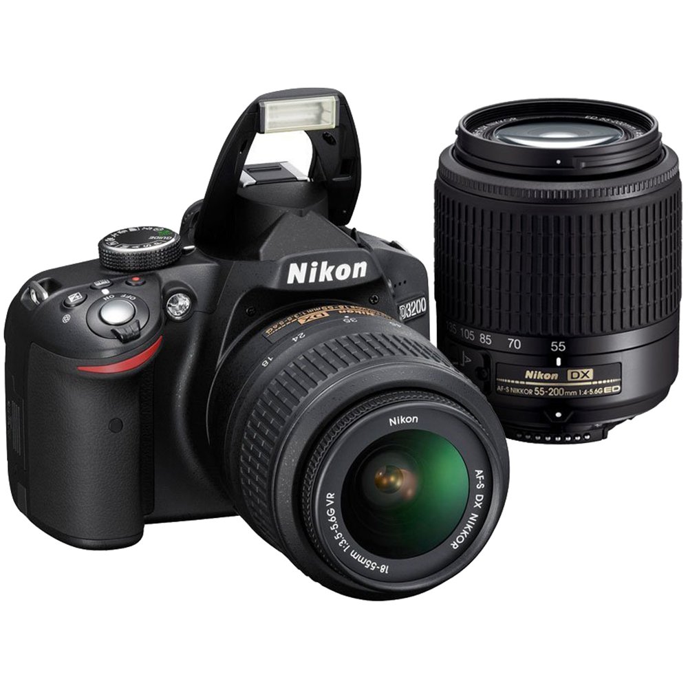 Amazon.com : Nikon D3200 24.2 MP CMOS Digital SLR with 18-55mm VR