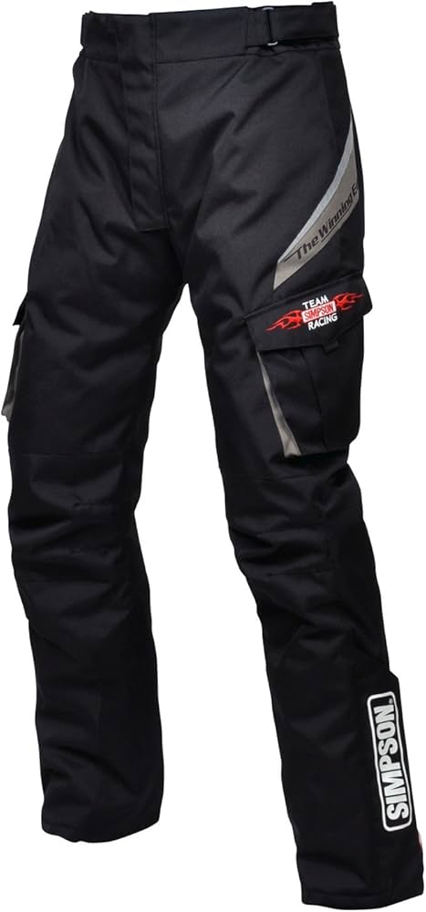 Amazon | シンプソン(SIMPSON) パンツ オーバーパンツ ブラック/グレー