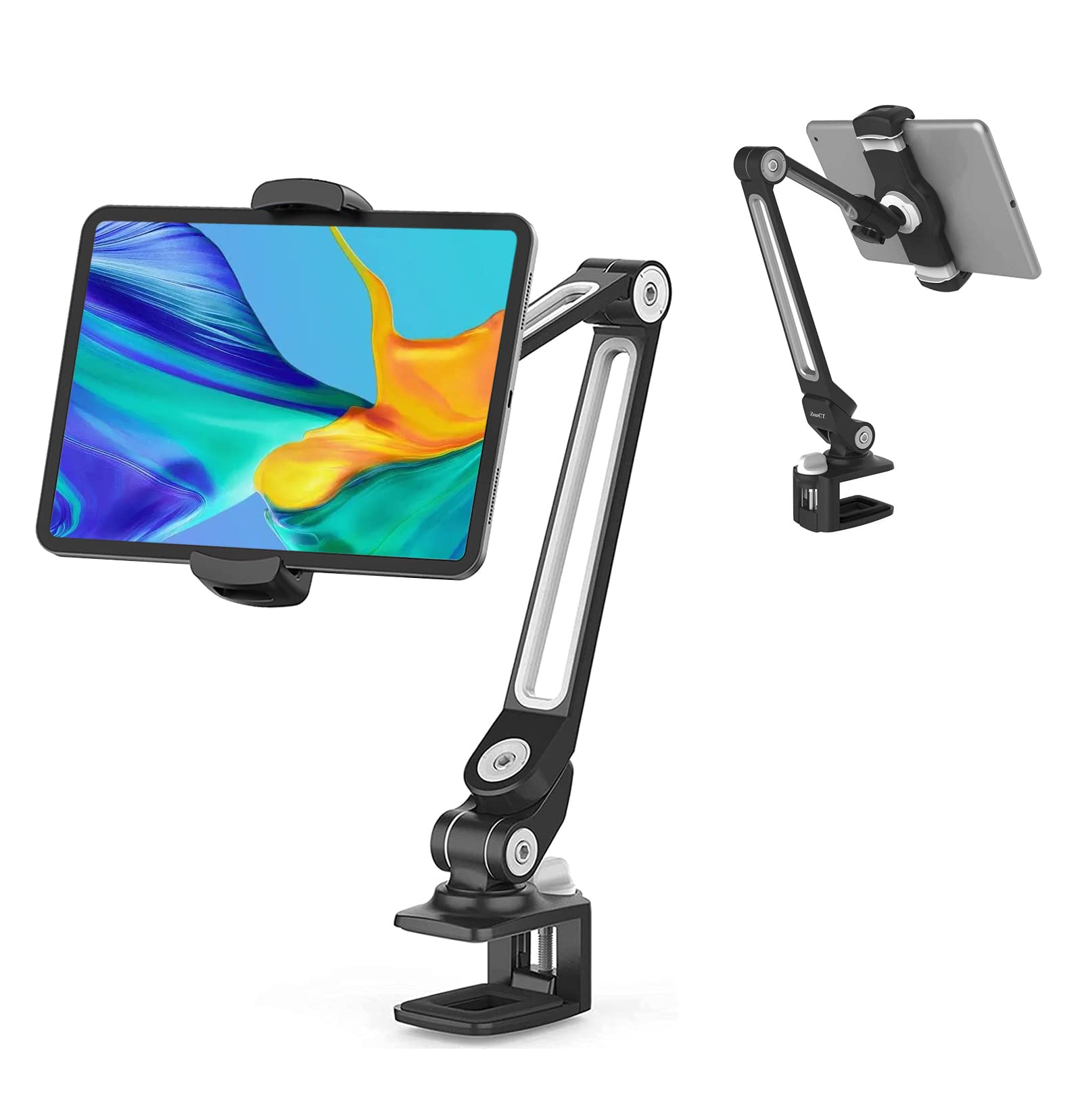 Amazon.co.jp: ZenCT IPAD スタンド ホルダー クリップ式 タブレットpc