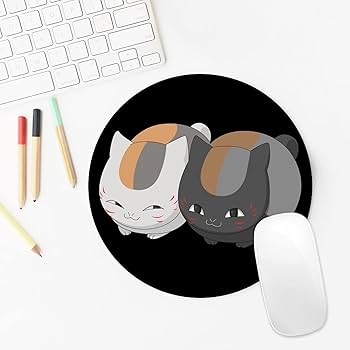 Amazon.co.jp: マウスパッド 夏目友人帳 ニャンコ先生 猫 アニメ