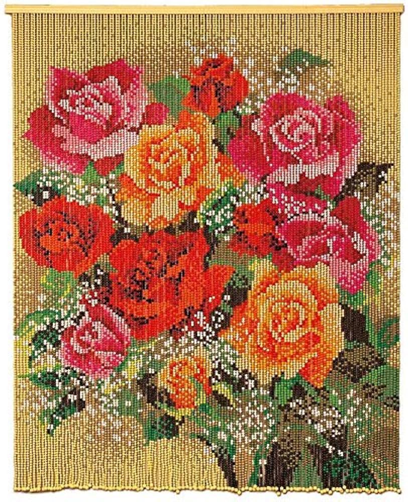 Amazon | 元廣 スキル スクリーン（ビーズ手芸キット） バラ S23