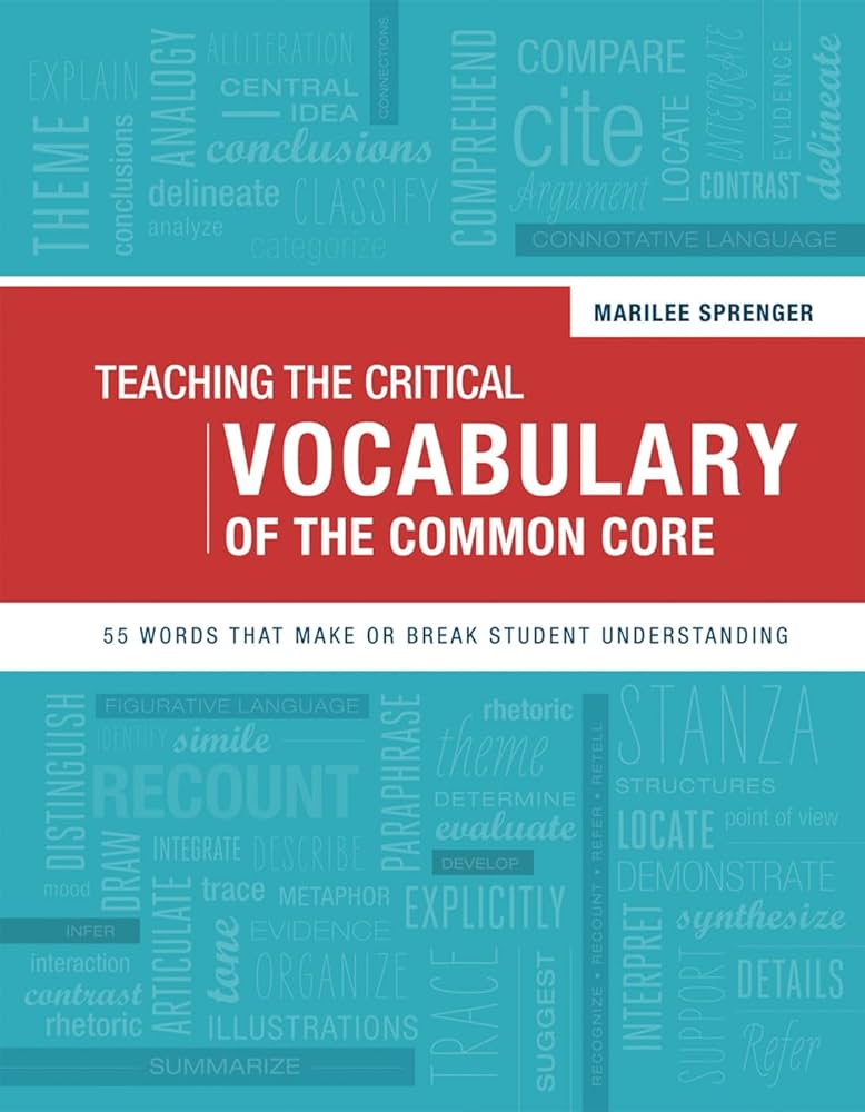 Amazon.com: Teaching the Critical Vocabulary of the Common Core