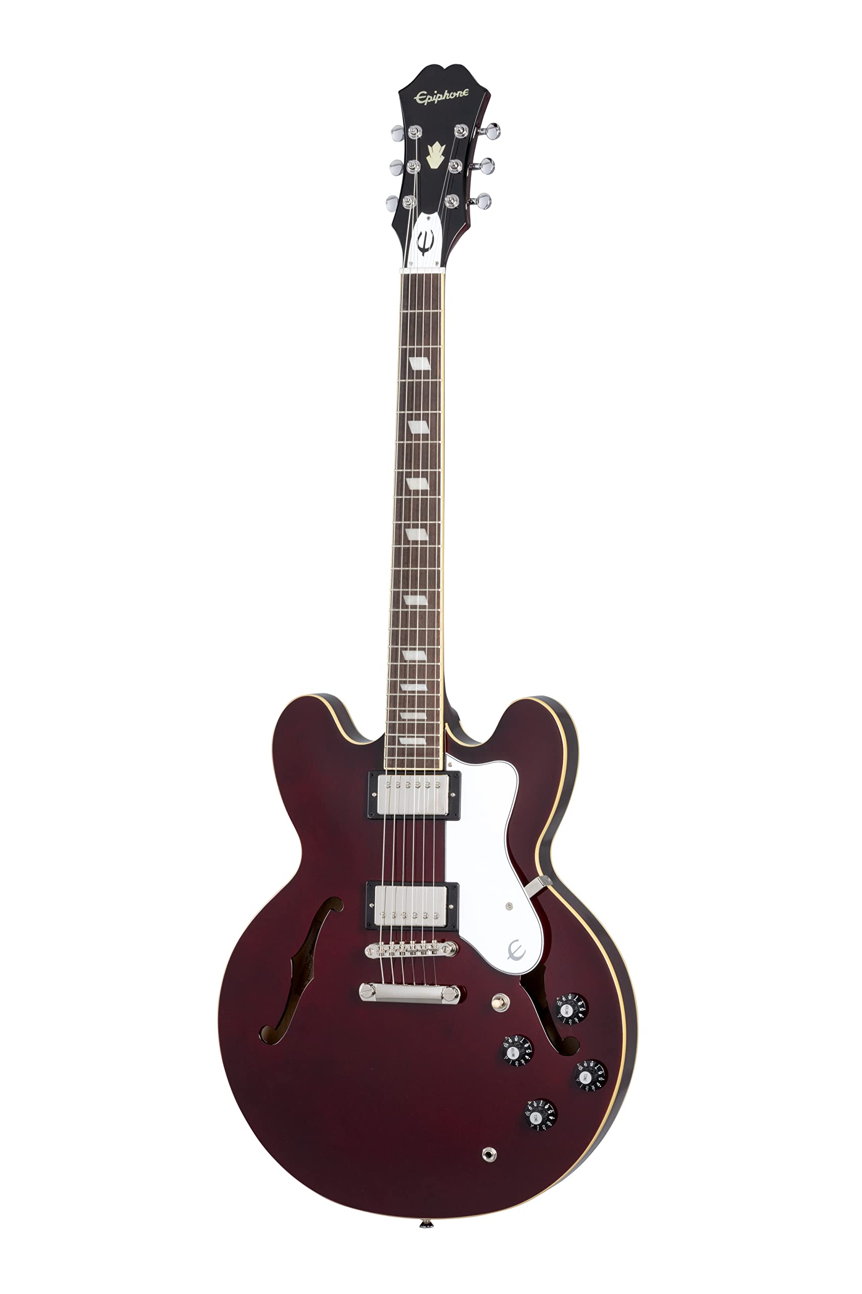 Amazon.com: Epiphone Noel Gallagher Riviera, Dark Wine Red with
