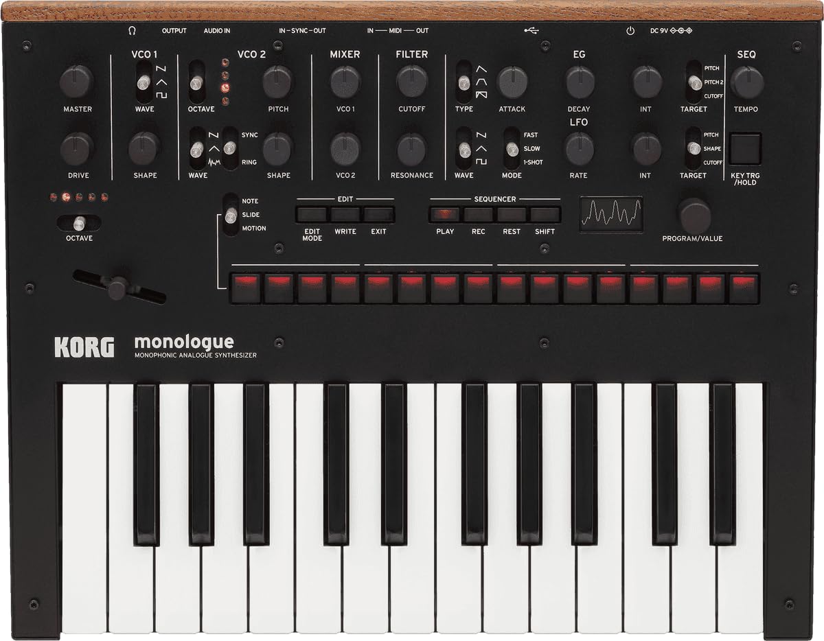Amazon.com: Korg Synthesizer, 25 Key (MONOLOGUEBK) : Everything Else