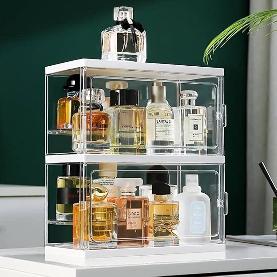 Amazon | Howorr 収納ボックス アクリル 香水ホルダー 透明 防水防塵