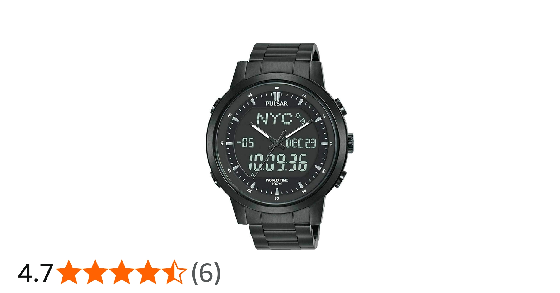 Amazon | SEIKO PULSAR PZ4061X1 Digital Analogue Chronograph World