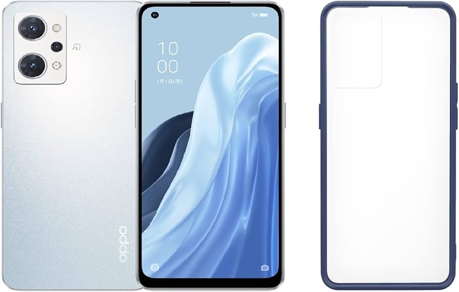 Amazon | OPPO Reno7 A ドリームブルー + 耐衝撃ハイブリッドケース