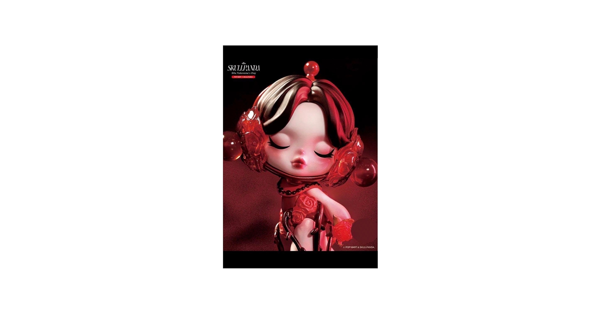 Amazon | ポップマート スカルパンダ バレンタイン フィギュア FIOJ