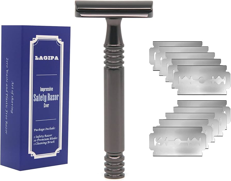 Amazon.co.jp: 両刃剃刀カミソリ、金属製クラシック安全カミソリ髭剃り