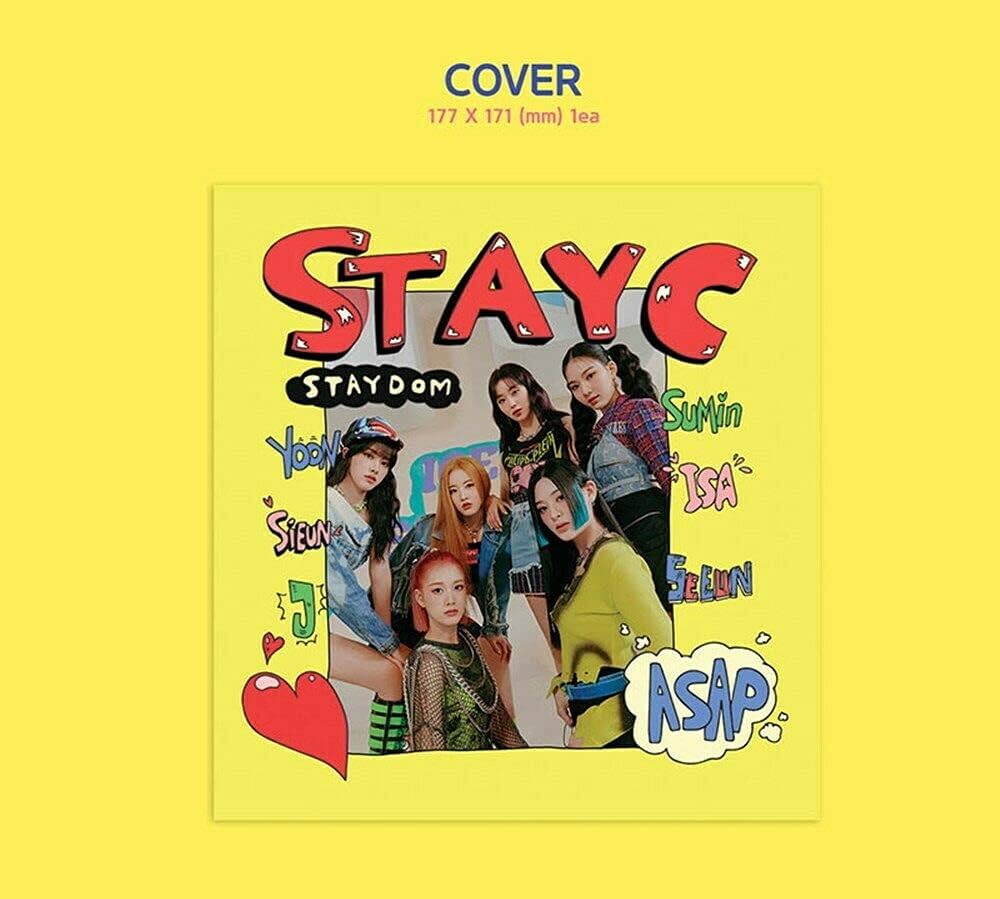 Amazon.com: K-POP STAYC 2nd Single Album [STAYDOM] CD+72p P.Book+P