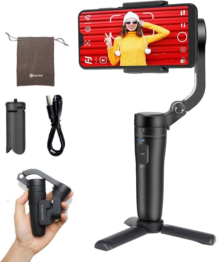 Amazon.co.jp: FeiyuTech Vlog Pocket 小型軽量 折りたたみ式ジンバル